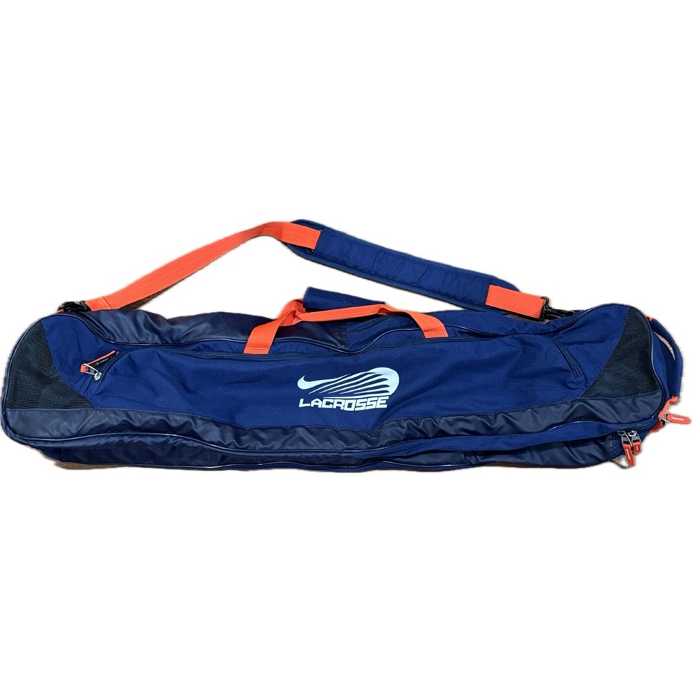 Nike Blue and Orange Lacrosse Bag